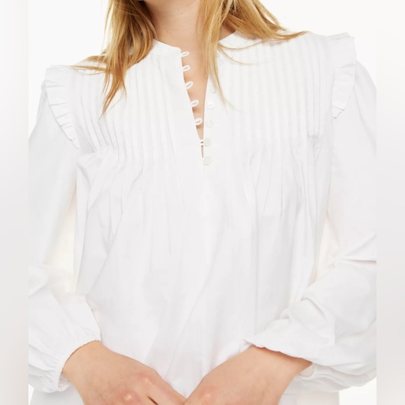 NWT Aritzia Little Moon Helena Poplin Dress Pink - Picture 3 of 7